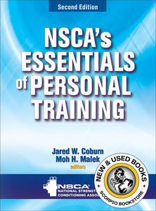Nsca's Essentials of Personal Training 2nd edition by Jared Coburn 9780736084154 *SAN *AVAILABLE FOR NEXT DAY PICK UP* *C12