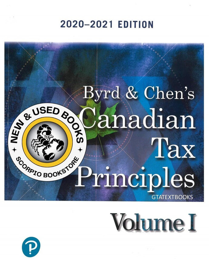 Canadian Tax Principles 2020-2021 Edition Volume 1 + 2 by Clarence Byrd 9780136745372 (USED:VERYGOOD) *AVAILABLE FOR NEXT DAY PICK UP* *wh18