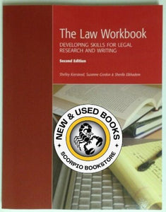 The Law Workbook 2nd edition by Shelley Kierstead 9781552393369 *FINAL SALE* *132g [ZZ]