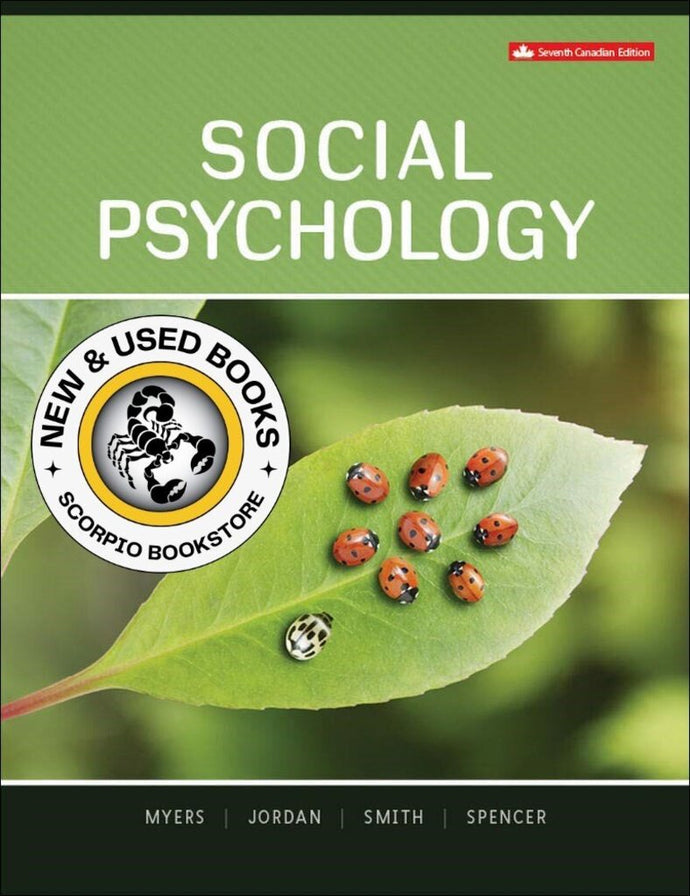 Social Psychology 7th Edition by David Myers 9781259464287 (USED:GOOD; highlights)*AVAILABLE FOR NEXT DAY PICK UP* *Z252 [ZZ]