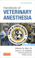 *PRE-ORDER, APPROX 7-10 BUSINESS DAYS* Handbook of Veterinary Anesthesia 5th edition by Muir 9780323080699 *FINAL SALE* [ZZ]
