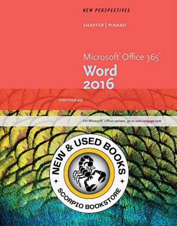 New Perspectives Microsoft Office 365 & Word 2016: Intermediate 9781305880962 (USED:GOOD) *AVAILABLE FOR NEXT DAY PICK UP* *Z255 [ZZ]