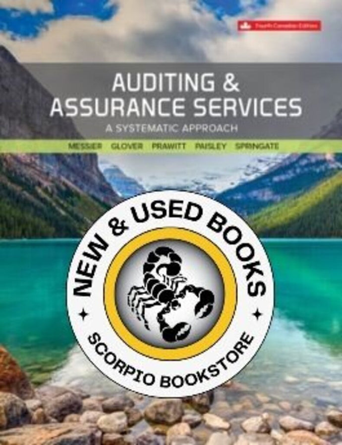 Auditing & Assurance Services 4th Edition +Connect by William F. Messier Jr PKG 9781265060930 *120f [ZZ]