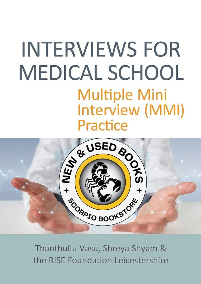 Interviews for Medical School by Thanthullu Vasu 9781913755324 (USED:VERYGOOD) *A28 [ZZ]
