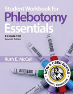 STUDENT WORKBOOK for Phlebotomy Essentials 7th Enhanced Edition 9781284210194 *77d *FINAL SALE* [ZZ]