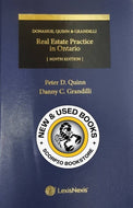 Real Estate Practice in Ontario 9th edition by Peter Quinn Donahue 9780433502081 (USED:GOOD) *82f [ZZ]