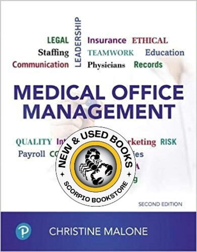 Medical Office Management 2nd Edition by Christine Malone 9780134868288 (USED:VERYGOOD) *A21 [ZZ]
