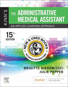 Kinn's the Administrative Medical Assistant 15th Edition by Brigitte Niedzwiecki 9780323874236 (USED:VERYGOOD) *AVAILABLE FOR NEXT DAY PICK UP* *Z326