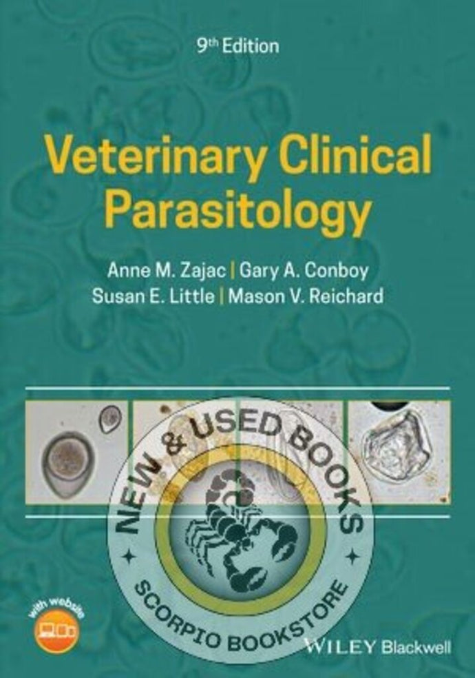 Veterinary Clinical Parasitology 9th edition by Zajac 9781119300779 *108d [ZZ]