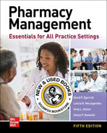 Pharmacy Management 5th Edition by Shane P. Desselle 9781260456387 (USED:VERYGOOD) *A24 [ZZ]