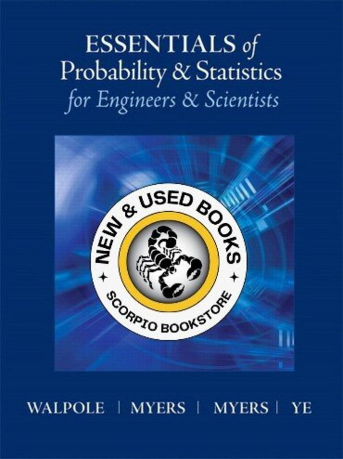 Essentials of Probability & Statistics for Engineers & Scientists by Ronald E. Walpole 9780321783738 (USED:VERYGOOD) *A24 [ZZ]