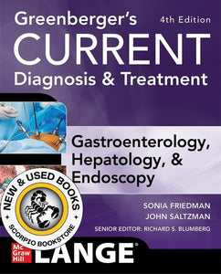 CURRENT Diagnosis and Treatment 4th Edition by Norton Greenberger 9781260473438 (USED:VERYGOOD) *AVAILABLE FOR NEXT DAY PICK UP* *Z319