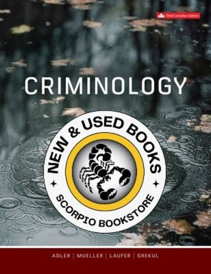 *PRE-ORDER, APPROX 7-10 BUSINESS DAYS* Criminology 3rd Edition +Connect by Freda Adler PKG 9781265160982