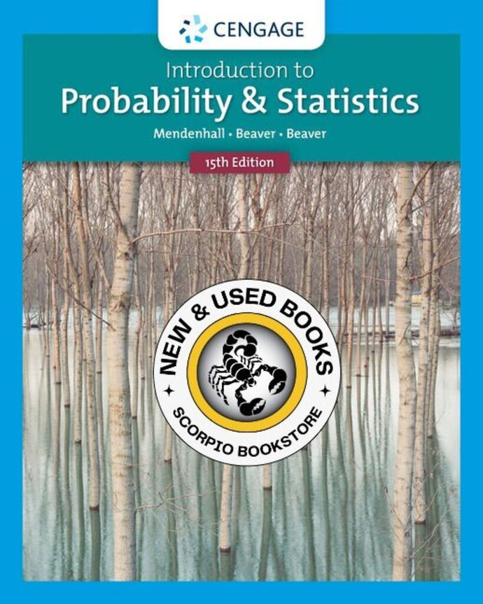 *PRE-ORDER, APPROX 4-6 BUSINESS DAYS* Introduction to Probability and Statistics 15th edition by William Mendenhall 9781337554428 *14d [ZZ]