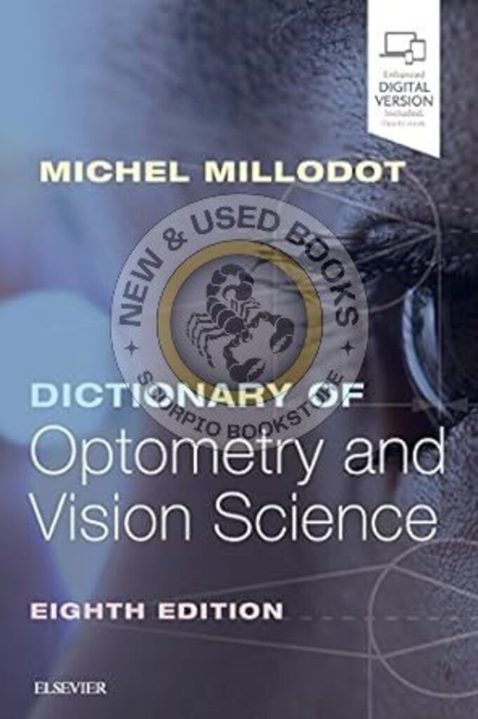 Dictionary of Optometry and Vision Science 8th Edition by Michel Millodot 9780702072222 (VERYGOOD) *AVAILABLE FOR NEXT DAY PICK UP* *Z300 [ZZ]