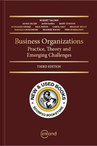 *PRE-ORDER, APPROX 2-3 BUSINESS DAYS* Business Organizations Practice, Theory and Emerging Challenges 3rd Edition by Robert Yalden 9781774626672 *FINAL SALE*