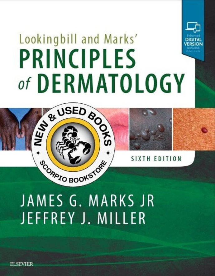 Lookingbill and Marks' Principles of Dermatology 6th Edition by James G. Marks Jr 9780323430401 (USED:ACCEPTABLE) *AVAILABLE FOR NEXT DAY PICK UP* *Z320 [ZZ]