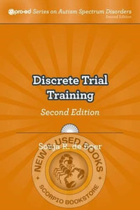 Discrete Trial Training 2nd Edition by Sonja R. de Boer 9781416411406 (USED:VERYGOOD) *56c [ZZ]