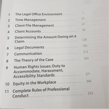 Load image into Gallery viewer, Procedures and Professional Conduct for Law Clerks 2nd Edition Custom REVISED 9781772557077 *SAN *t5 *SAN
