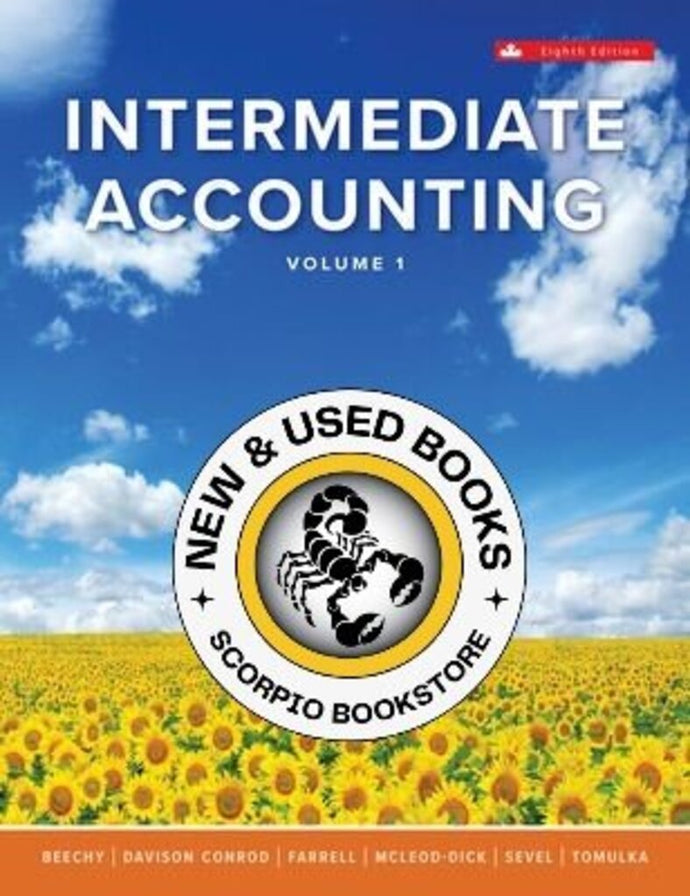 Intermediate Accounting Volume 1 8th Edition by Thomas H. Beechy 9781260881233 (USED:GOOD;minor highlights) *127h [ZZ]