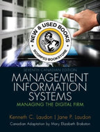 Management Information Systems 7th Edition by Kenneth C. Laudon 9780133156843 (USED:LIKENEW) *AVAILABLE FOR NEXT DAY PICK UP* *C21