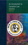 An introduction to Canadian law 2nd Edition by Philip James Sworden 9781552391457 (USED:GOOD; minor highlights) *AVAILABLE FOR NEXT DAY PICK UP* *C22 [ZZ]