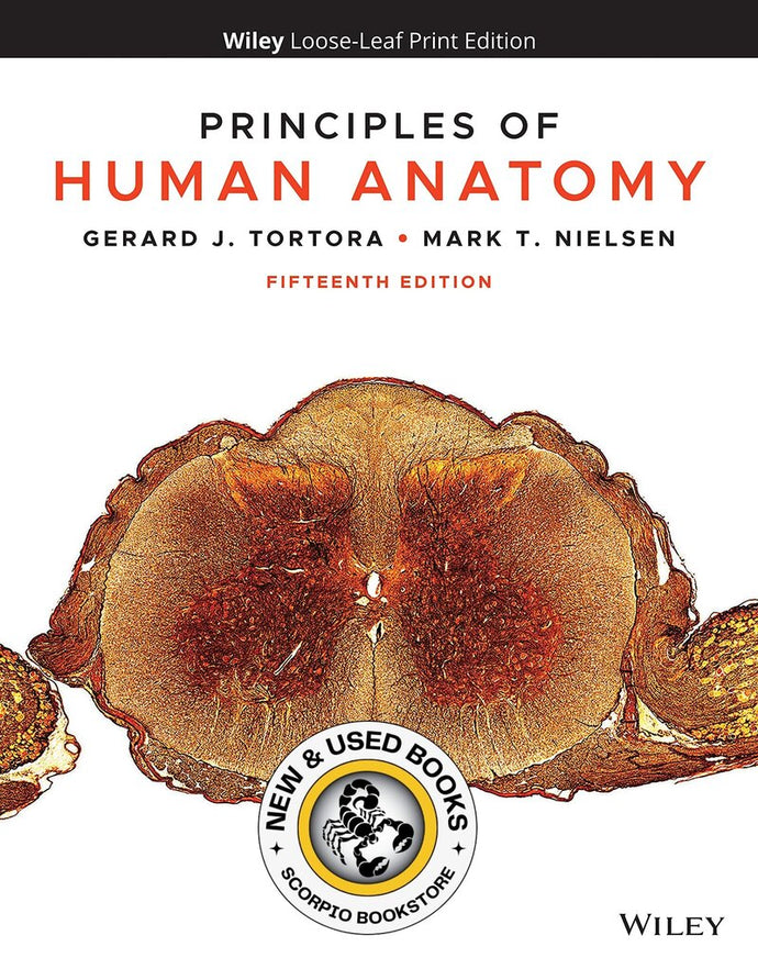 *PRE-ORDER, APPROX 7 BUSINESS DAYS* Principles of Human Anatomy 15th edition by Gerard J. Tortora LOOSELEAF 9781119662761