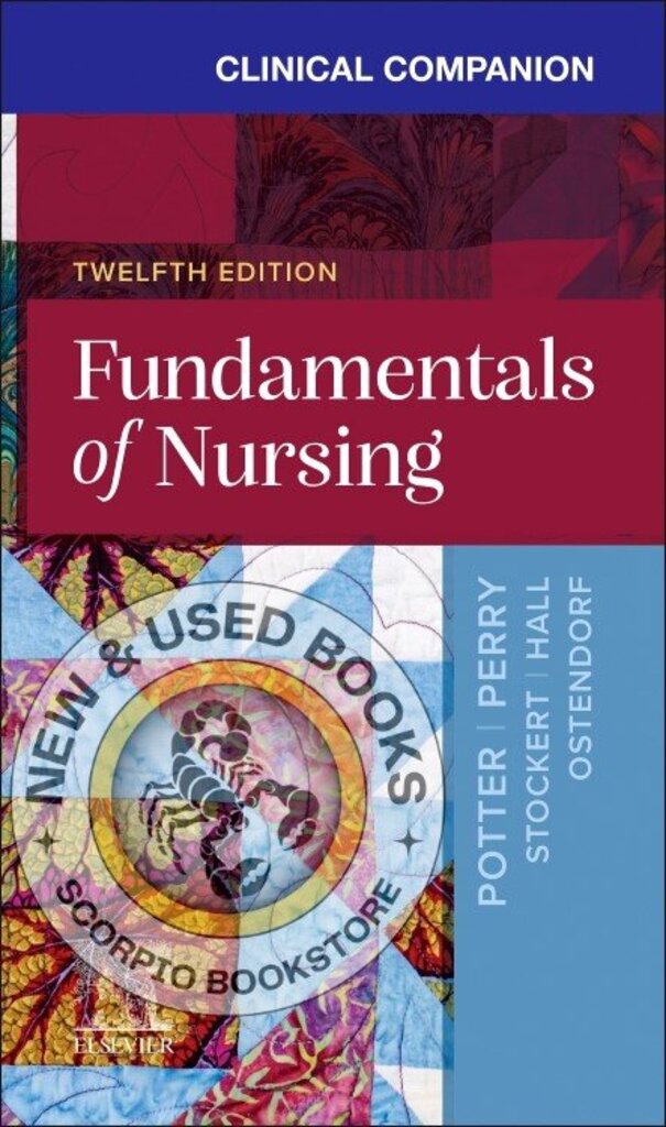 *PRE-ORDER, APPROX 7-10 BUSINESS DAYS* Clinical Companion for Fundamentals of Nursing 12th edition by Patricia A. Potter 9780443278310