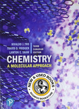 Load image into Gallery viewer, Chemistry A Molecular 3rd Canadian Edition + Selected Solutions Manual by Nivaldo J. Tro 9780134755380 (USED:LIKENEW) * [ZZ] *103b
