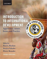 Introduction to International Development 3rd Edition by Haslam 9780199018901 (USED:GOOD) *AVAILABLE FOR NEXT DAY PICK UP* Z252