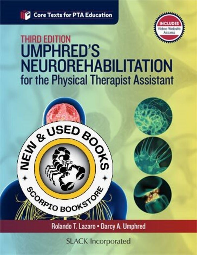 *PRE-ORDER, APPROX 2-5 BUSINESS DAYS, print-on-demand* Umphred's Neurorehabilitation for the Physical Therapist Assistant 3rd Edition by Rolando Lazaro 9781630915650