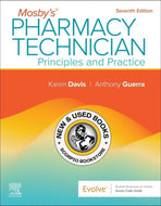 Mosby's Pharmacy Technician 7th Edition by Karen Davis 9780443124884 *66a