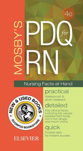 *PRE-ORDER, APPROX 2-3 BUSINESS DAYS* Mosby's PDQ for RN 4th edition by Rae Langford 9780323400282