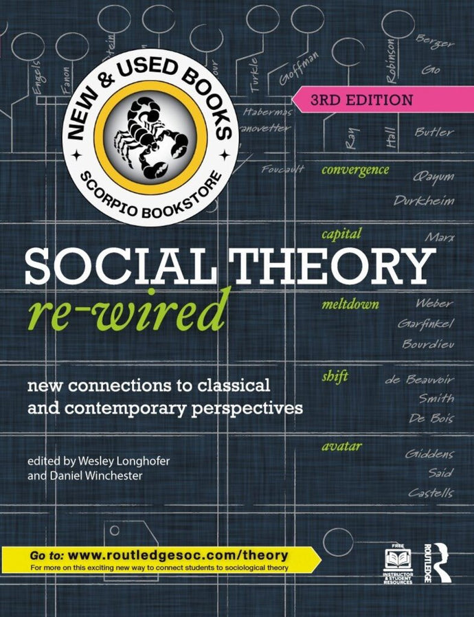 *PRE-ORDER, APPROX 2-3 BUSINESS DAYS* Social Theory Re-Wired 3rd edition by Wesley Longhofer 9781032341118
