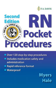 *PRE-ORDER, APPROX 2-3 BUSINESS DAYS* RN Pocket Procedures 2nd edition by Ehren Myers 9780803675063
