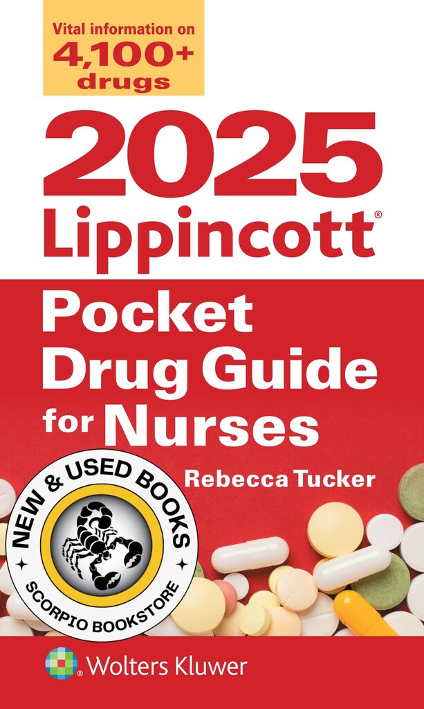 *PRE-ORDER, APPROX 2-3 BUSINESS DAYS* 2025 Lippincott Pocket Drug Guide for Nurses by Rebecca Tucker 9781975240813