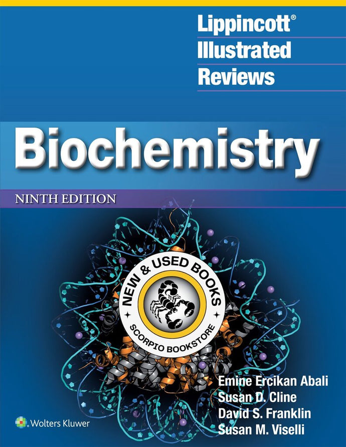 *PRE-ORDER, APPROX 2-3 BUSINESS DAYS* Lippincott® Illustrated Reviews: Biochemistry 9th Edition by Emine E. Abali 9781975220495