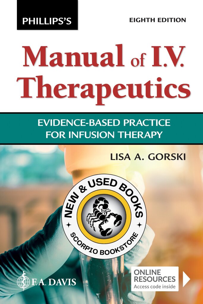 (LAST COPY) Phillips's Manual of I.V. Therapeutics 8th edition by Gorski 9781719646093 *78h
