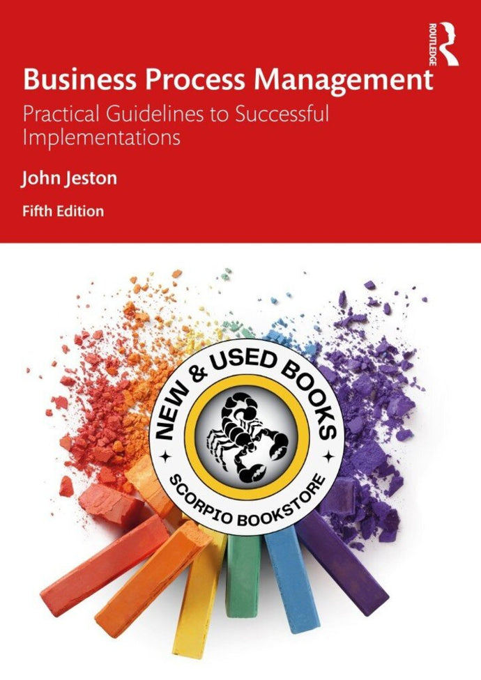 *PRE-ORDER, APPROX 7-10 BUSINESS DAYS, print-on-demand* Business Process Management 5th edition by John Jeston 9780367771607