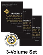 *PRE-ORDER, APPROX 2-4 BUSINESS DAYS* Merrill's Atlas of Radiographic Positioning and Procedures - 3-Volume Set 16th Edition by Jeannean Hall Rollins 9780443120411 [ZZ]