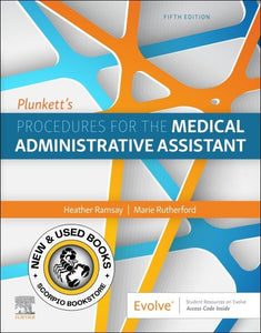 *PRE-ORDER, APPROX 2-3 BUSINESS DAYS* Plunkett's Procedures for the Medical Administrative Assistant 5th edition by Heather D. Ramsay 9781771721967