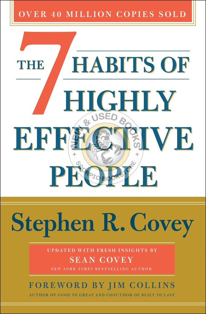 *PRE-ORDER, APPROX 2-3 BUSINESS DAYS* 7 Habits of Highly Effective People 30th edition Revised and Updated Stephen R. Covey 9781982137274