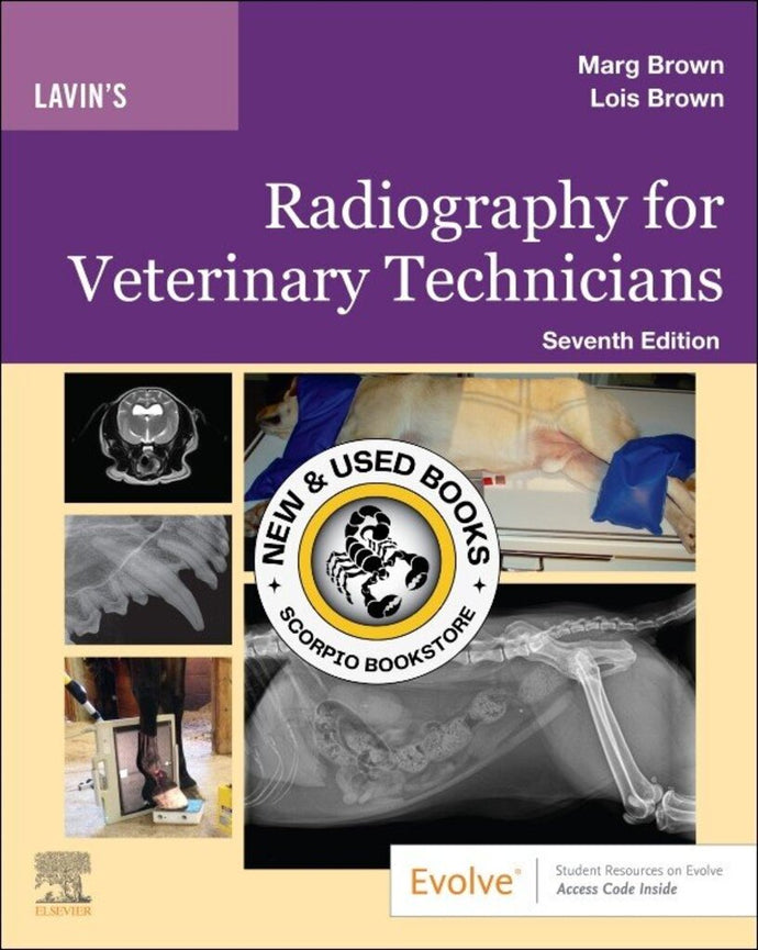 *PRE-ORDER, APPROX 2-3 BUSINESS DAYS* Lavin's Radiography for Veterinary Technicians 7th edition by Marg Brown 9780323763707