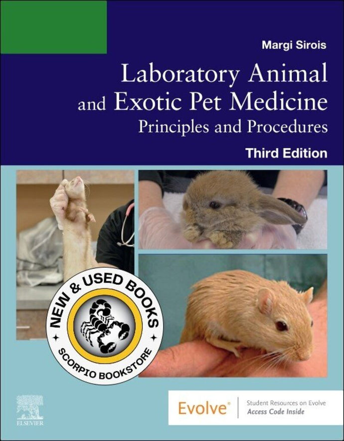 *PRE-ORDER, APPROX 2-3 BUSINESS DAYS* Laboratory Animal and Exotic Pet Medicine 3rd edition by Margi Sirois 9780323778169