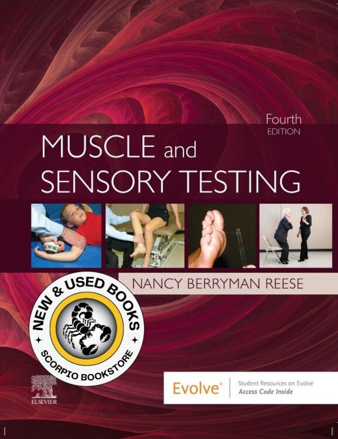 *PRE-ORDER, APPROX 2-3 BUSINESS DAYS* Muscle and Sensory Testing 4th edition by Nancy Berryman Reese 9780323596282