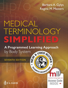 *PRE-ORDER, APPROX 2-3 BUSINESS DAYS* Medical Terminology Simplified 7th Edition by Barbara A. Gylys 9781719646161