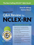 *PRE-ORDER, APPROX 2-4 BUSINESS DAYS* Lippincott Q&A Review for NCLEX-RN 14th edition by Diane Billings 9781975180386 [ZZ]