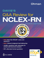 *PRE-ORDER, APPROX 7-10 BUSINESS DAYS* Davis's Q&A Review for NCLEX-RN® 4th edition by Kathleen A. Ohman 9781719644730 [ZZ]