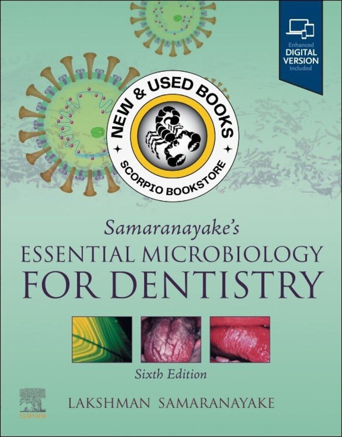 *PRE-ORDER, APPROX 2-3 BUSINESS DAYS* Samaranayake's Essential Microbiology for Dentistry 6th edition by Lakshman Samaranayake 9780443117213
