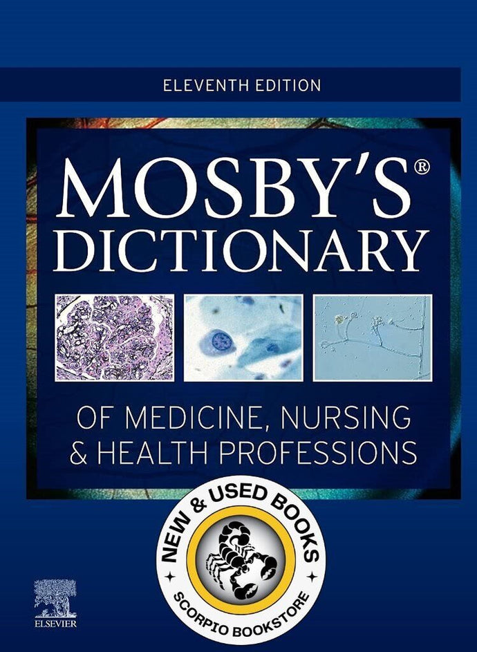*PRE-ORDER, APPROX 2-4 BUSINESS DAYS* Mosby's Dictionary of Medicine Nursing and Health Professions 11th edition by Mosby 9780323639149